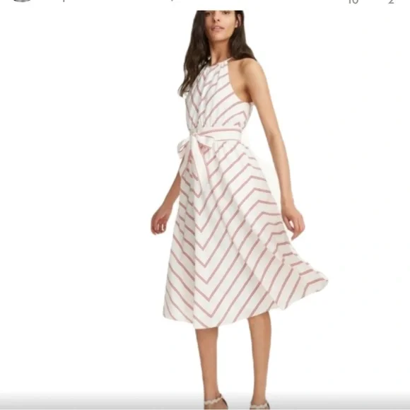 Club Monaco | Dresses | Club Monaco Red And White Striped Dress Sz 2 |  Poshmark